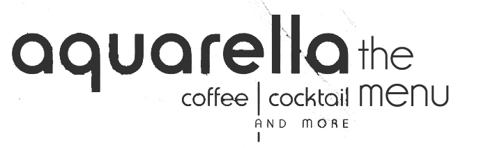 aquarella menu logo